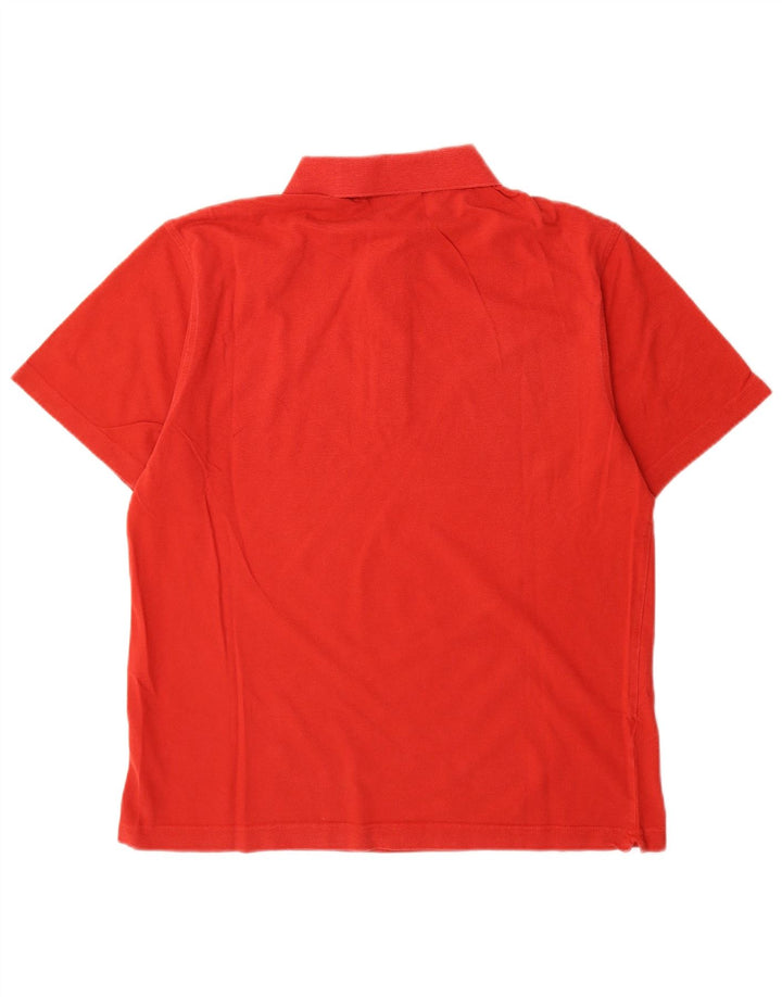 Lacoste Herren-Poloshirt, Größe 5, große rote Baumwolle