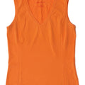 Eddie Bauer Damen Weste Top UK 10 Small Orange Baumwolle