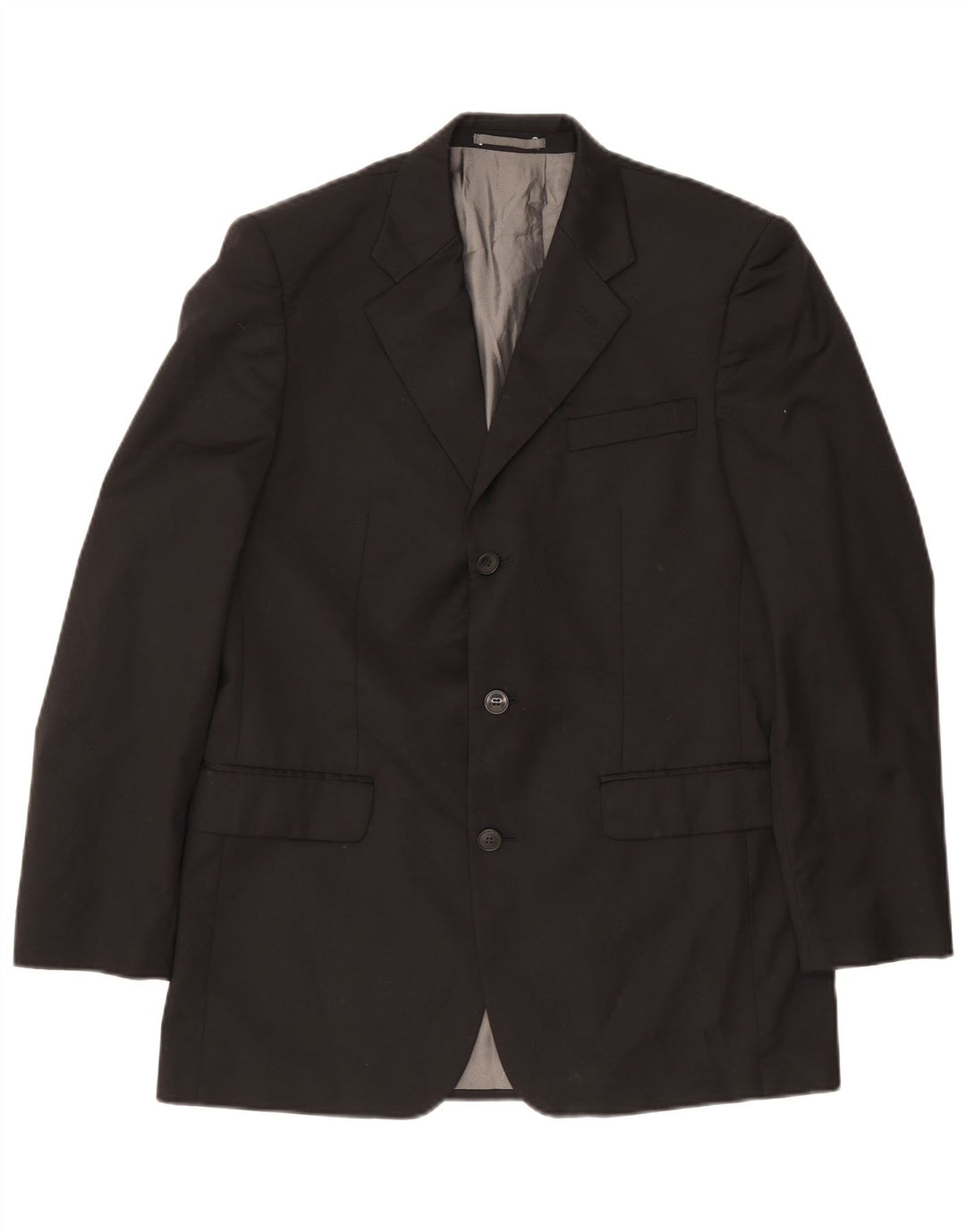 Pierre Cardin Herren-Blazer mit 3 Knöpfen, reguläre Passform, UK 38, mittelschwarz