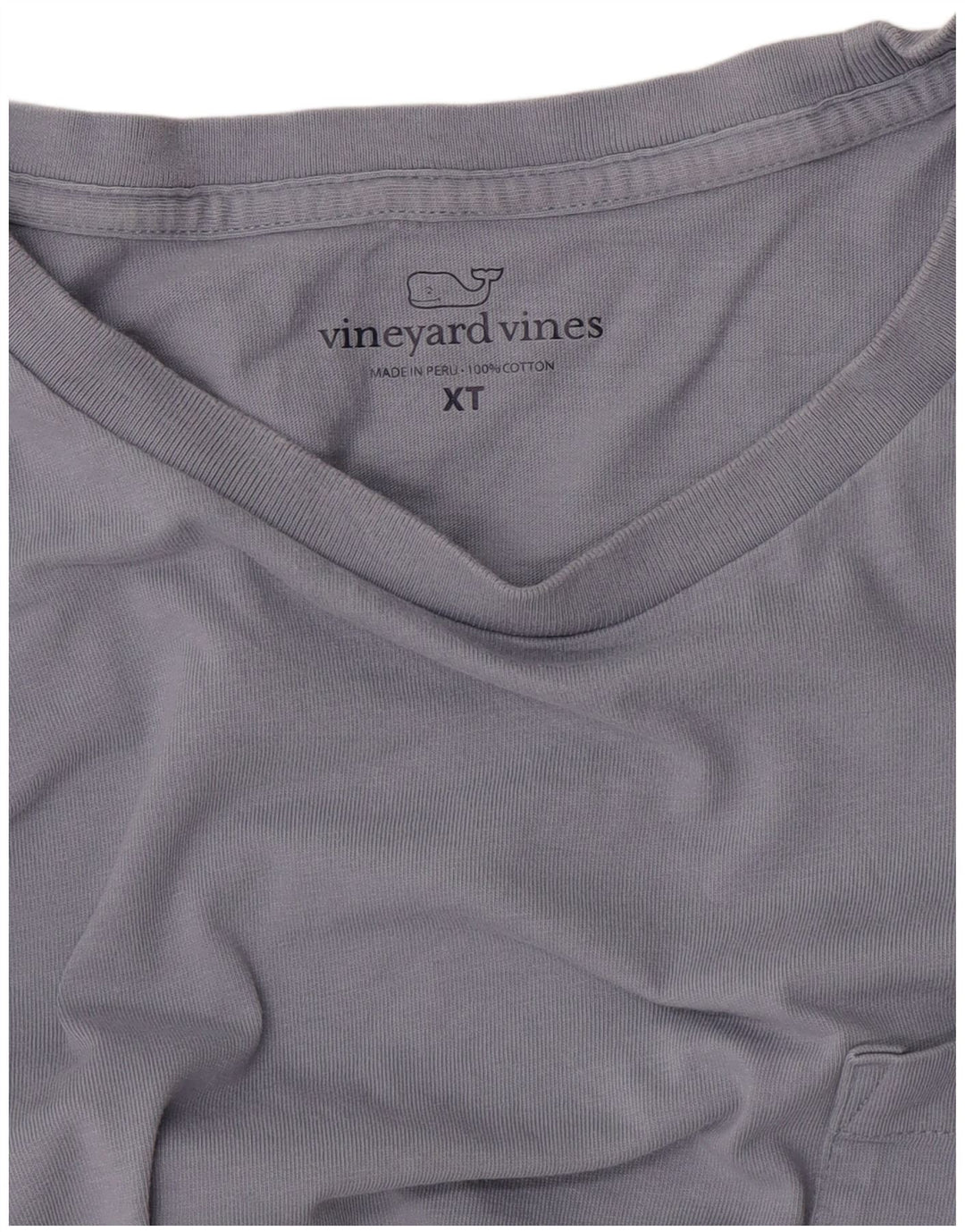 Vineyard Vines Herren Grafik T-Shirt Top XL Lila Baumwolle