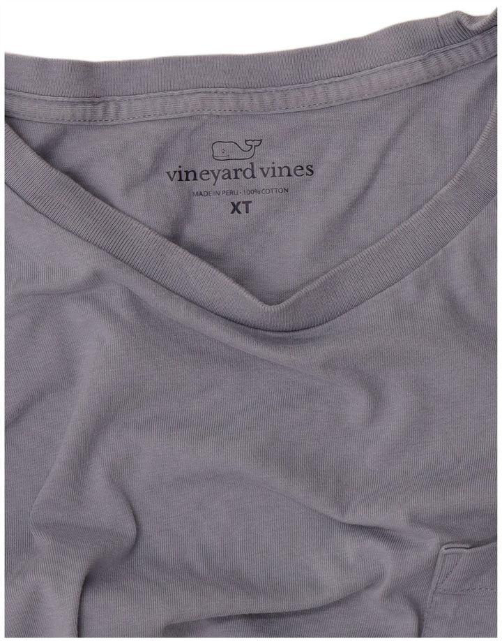 Vineyard Vines Herren Grafik T-Shirt Top XL Lila Baumwolle