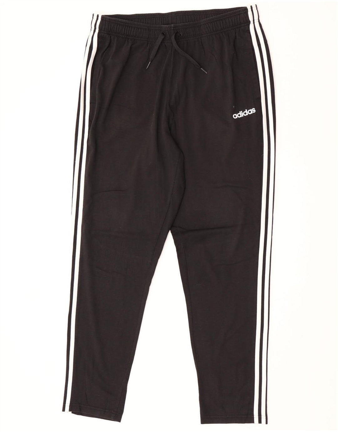 Adidas Herren-Trainingshose XL, schwarze Baumwolle