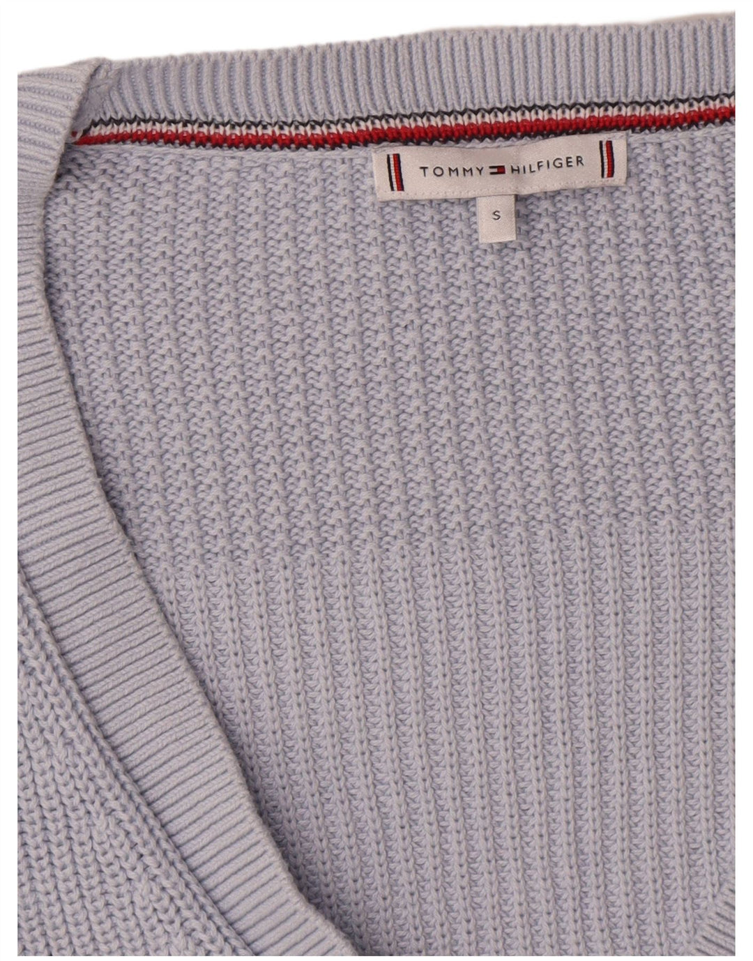 Tommy Hilfiger Damen-Strickjacke in Übergröße, Gr. 10, klein, Blau