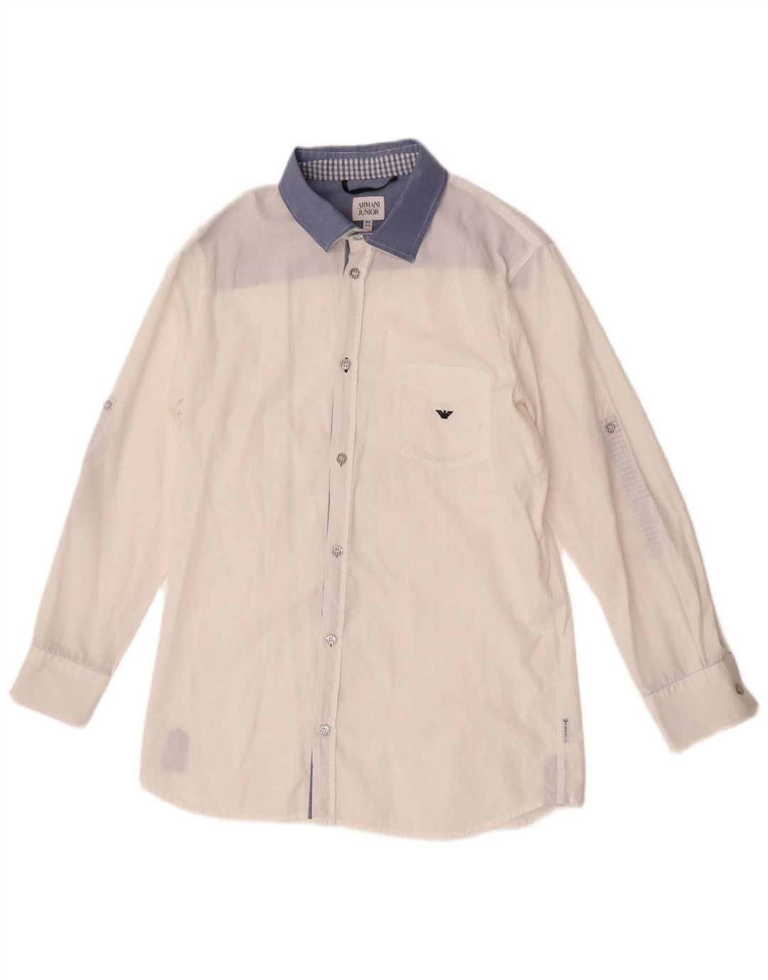 Armani Junior Jungen Hemd 15-16 Jahre Weiß