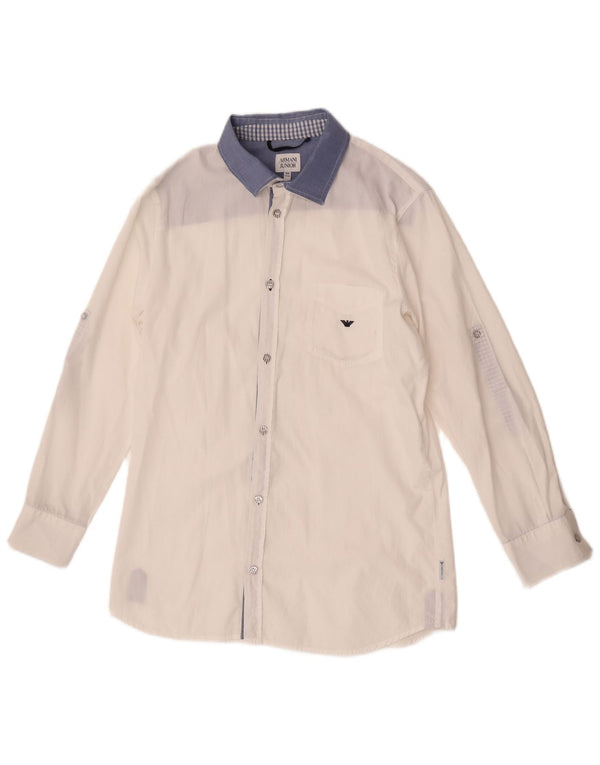 Armani Junior Jungen Hemd 15-16 Jahre Weiß