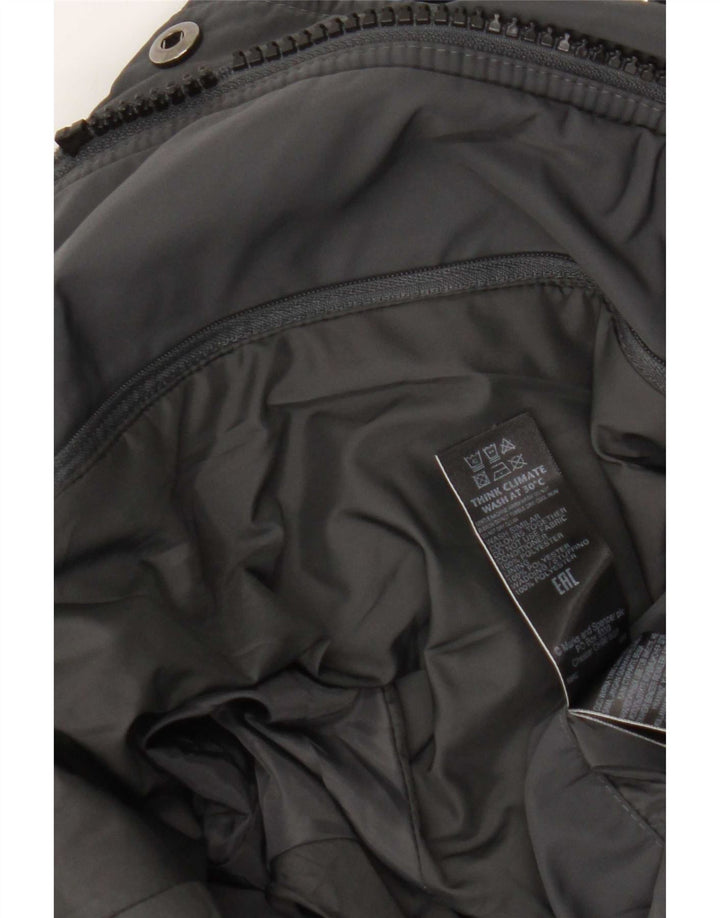 Marks & Spencer Herren-Utility-Jacke UK 46 3XL Grau Polyester