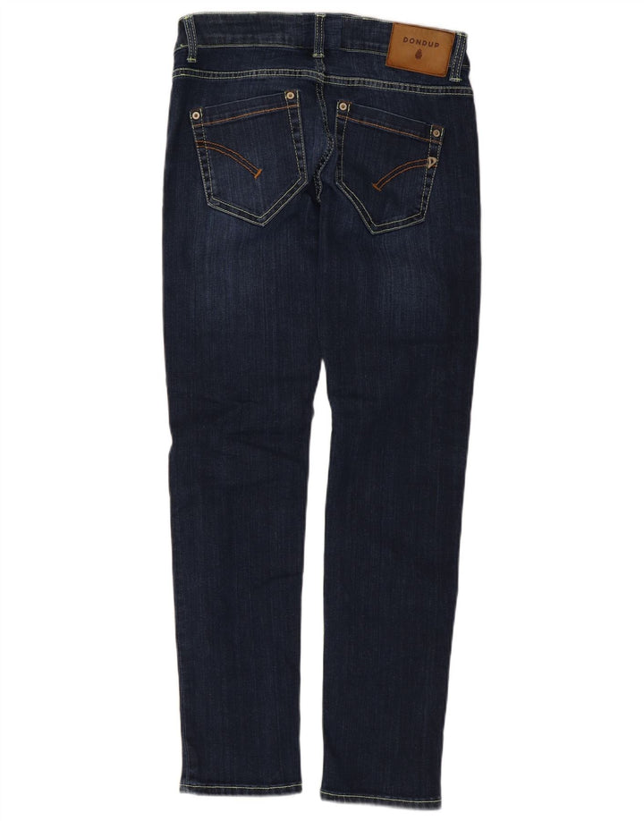 Dondup Damen Skinny Jeans W30 L28 Marineblau