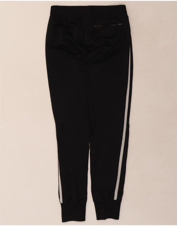 Nike Damen Trainingshose Jogger UK 6 XS Schwarz gestreift Polyester