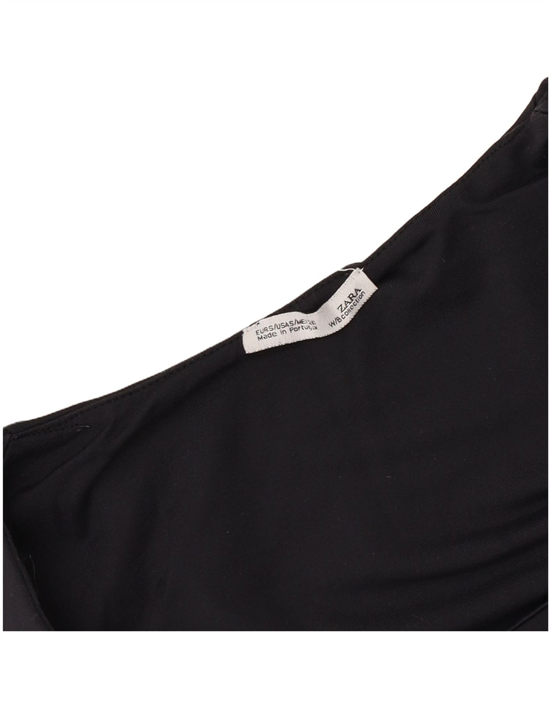 Zara Damen Weste Top UK 8 Small Schwarz