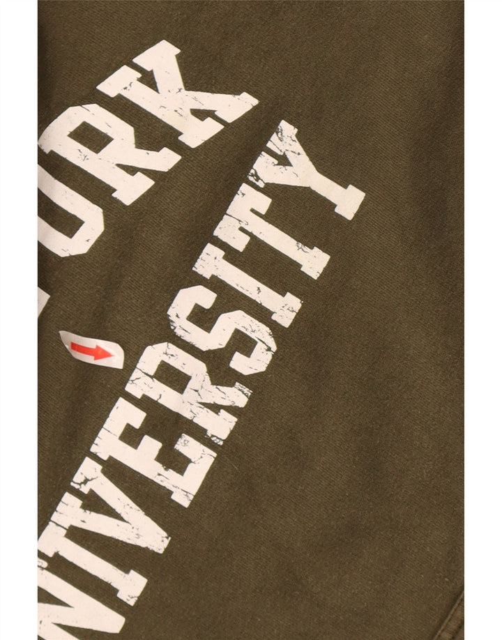 Champion Herren-Kapuzenpullover mit Grafik, groß, Khaki, Baumwolle