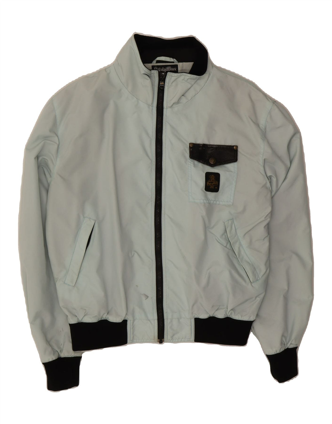 REFRIGIWEAR Mens Bomber Jacket UK 42 XL Grey Polyamide Vintage Refrigiwear and Second-Hand Refrigiwear from Messina Hembry 