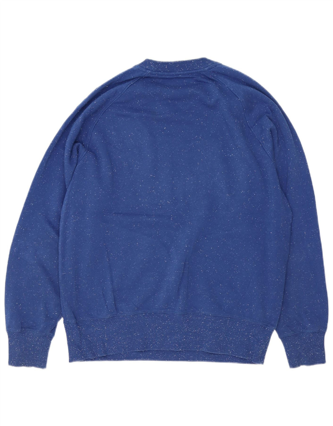 Under Armour Herren-Sweatshirt-Pullover aus mittelblau gefleckter Baumwolle