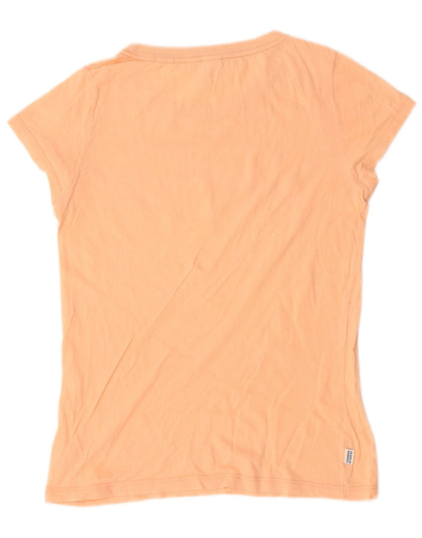 Franklin Marshall Grafik-T-Shirt für Damen, UK 10, Größe S, Beige