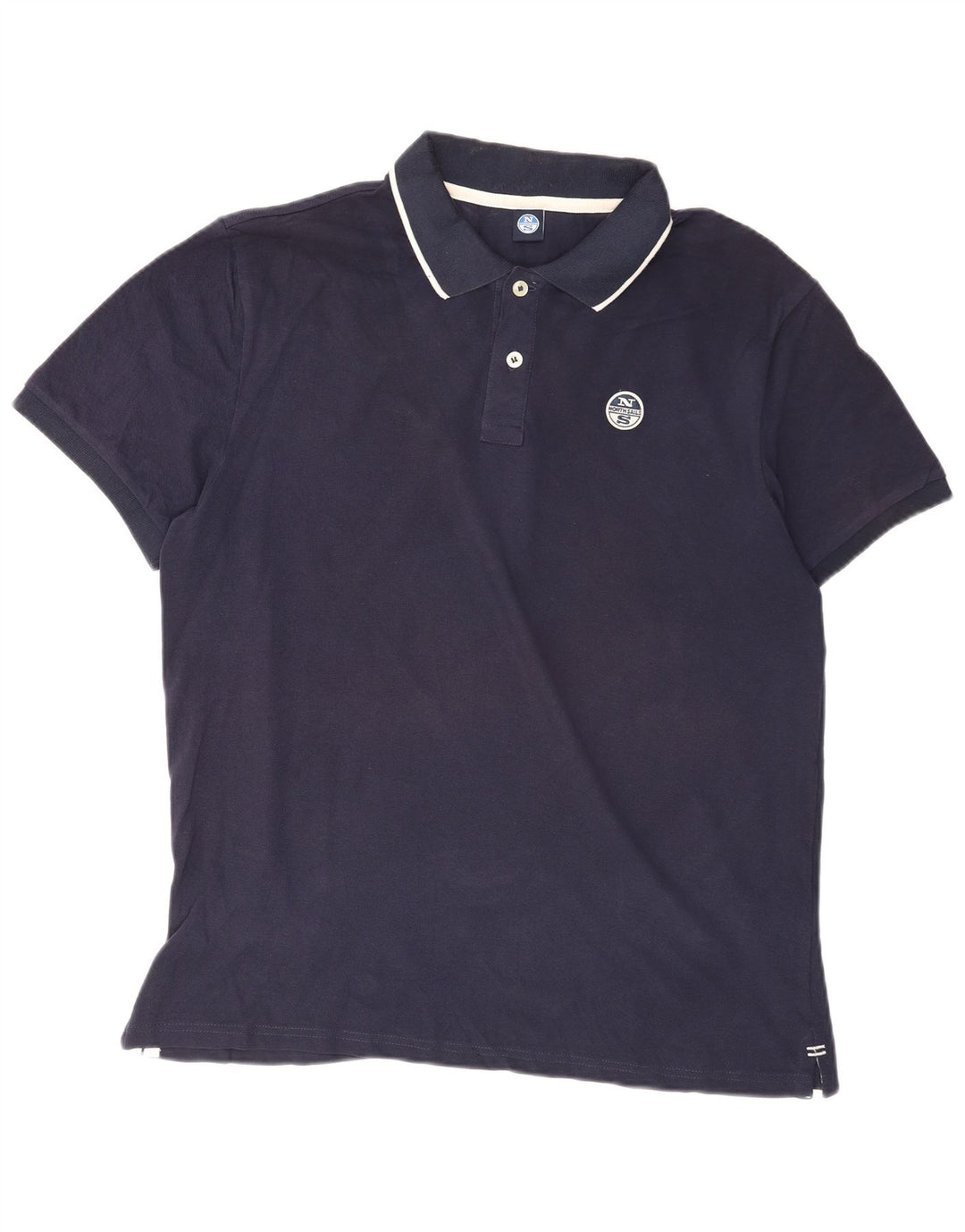 North Sails Herren-Poloshirt XL aus marineblauer Baumwolle