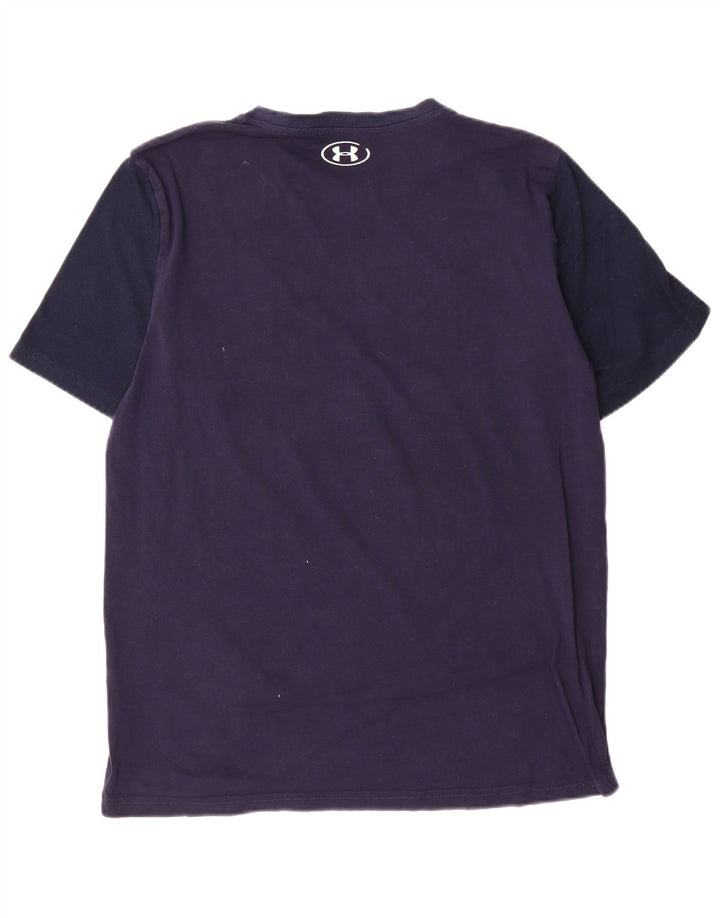 Under Armour Herren-T-Shirt mit Grafik, Größe S, Marineblau, Baumwolle
