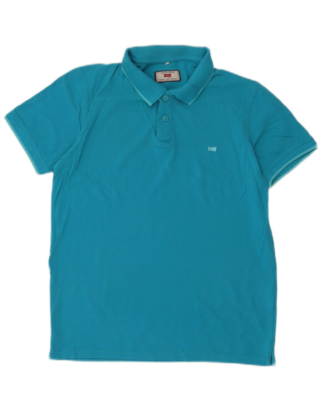 Carrera Regular Poloshirt für Herren aus mittelblauer Baumwolle