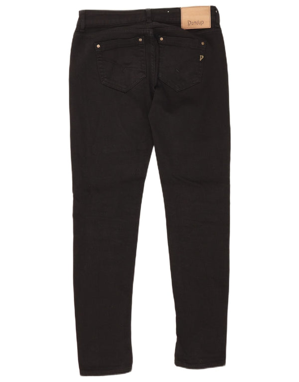 DONDUP Slim-Jeans für Damen, W28, L30, schwarze Baumwolle