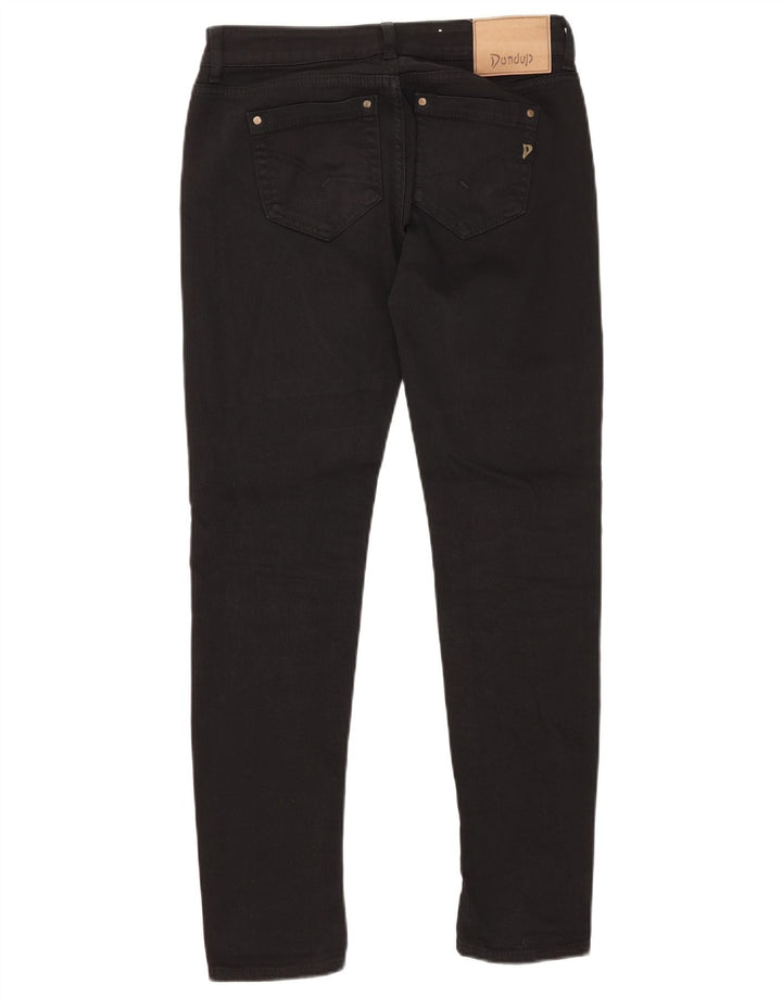 DONDUP Slim-Jeans für Damen, W28, L30, schwarze Baumwolle