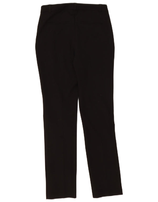 Reiss Damen Slim Fit Chinohose UK 4 XS W26 L29 Schwarz Polyester