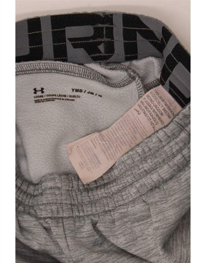 Under Armour Jungen-Trainingshose mit Grafik, Jogginghose, 9–10 Jahre, Mittelgrau