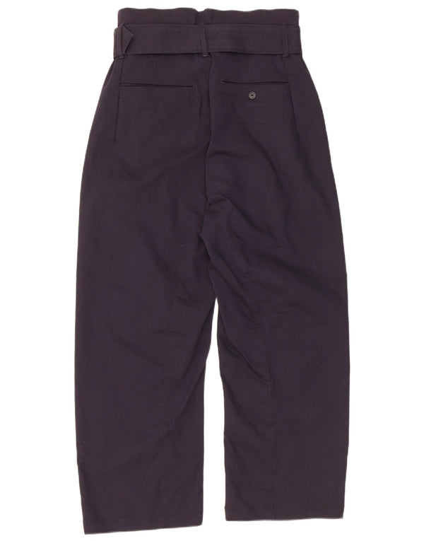 G-Star Damen High Waist Mid Loose Chinohose W28 L25 Marineblaue Baumwolle
