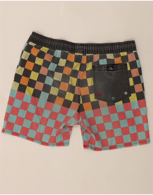 Quiksilver Herren-Badeshorts, mittelgroß, mehrfarbig, geometrisch, Polyester