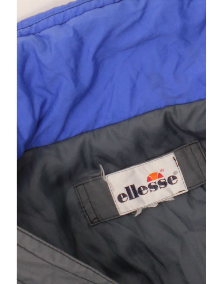 Ellesse Herren-Skijacke UK 38 Mittelblauer Farbblock