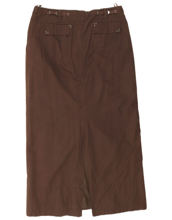 S.Oliver Damen Maxi Straight Rock EU 42 Large W34 Braune Baumwolle