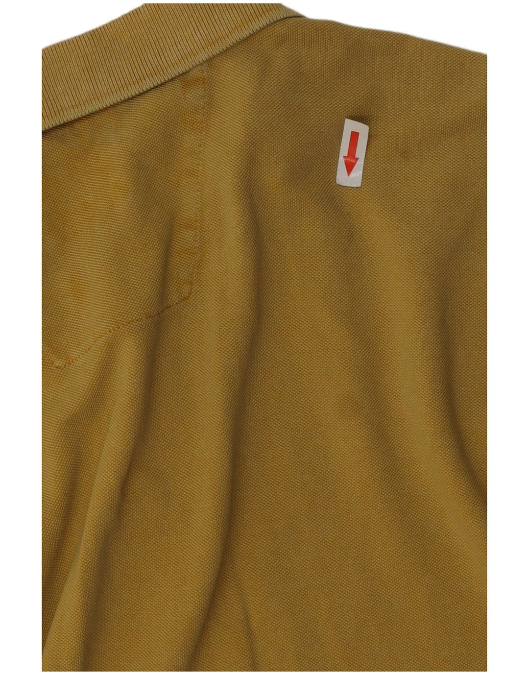 Camel Active Herren-Poloshirt aus roh gefärbter Baumwolle, groß, Gelb
