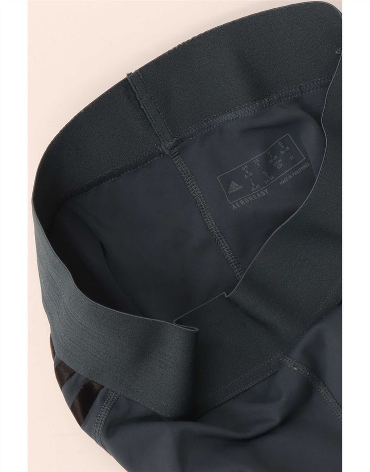 Adidas Damen Aeroready Leggings UK 8/10 Small Grau