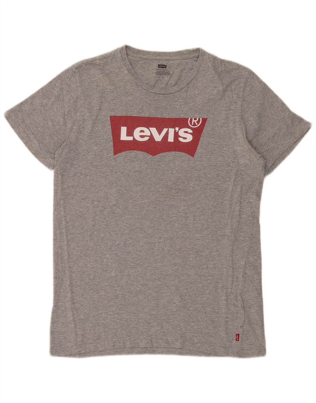 Levi's Herren-T-Shirt mit Grafik, mittelgraue Baumwolle