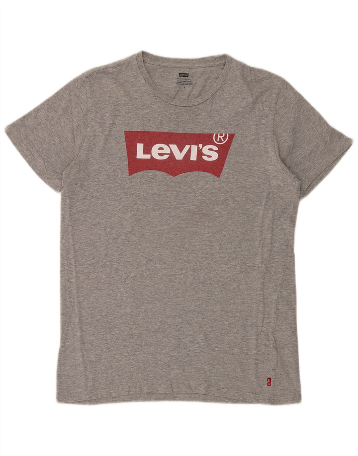 Levi's Herren-T-Shirt mit Grafik, mittelgraue Baumwolle