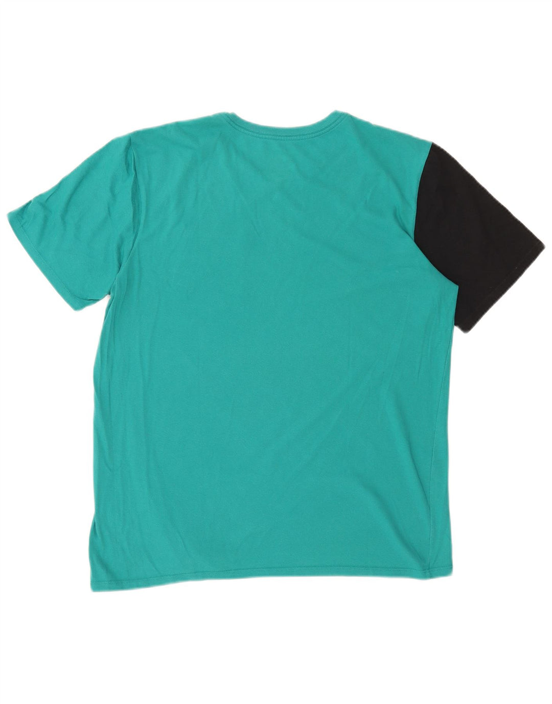 Nike Herren Dri Fit T-Shirt Top Large Türkis Farbblock