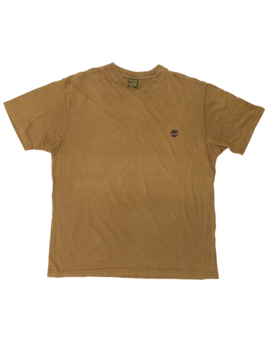TIMBERLAND Herren T-Shirt Top Large Khaki Baumwolle
