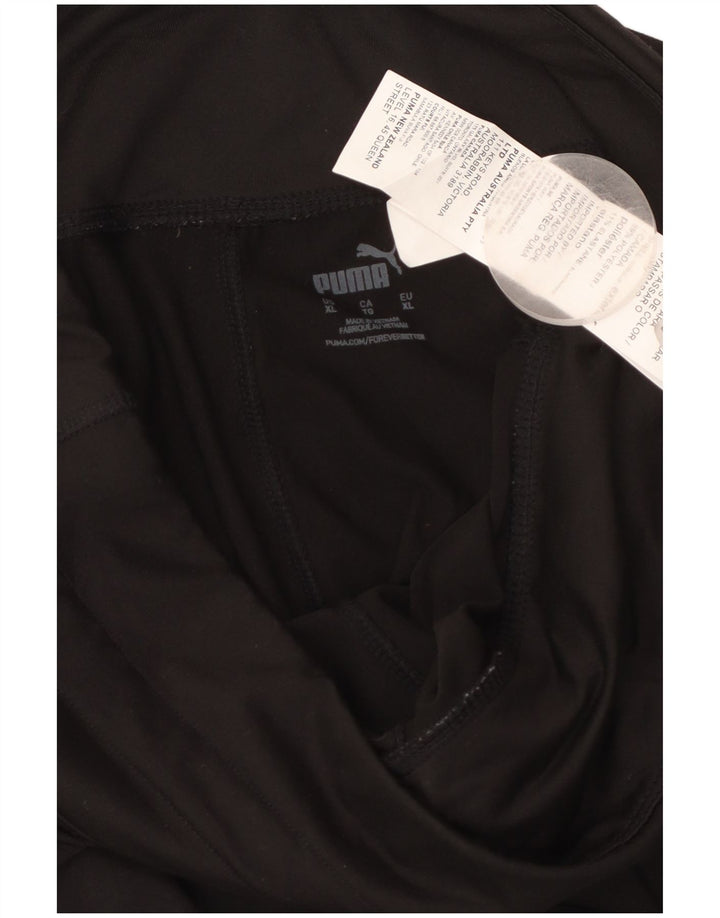 PUMA Damen Trainingshose Jogger UK 18 XL Schwarz Polyester