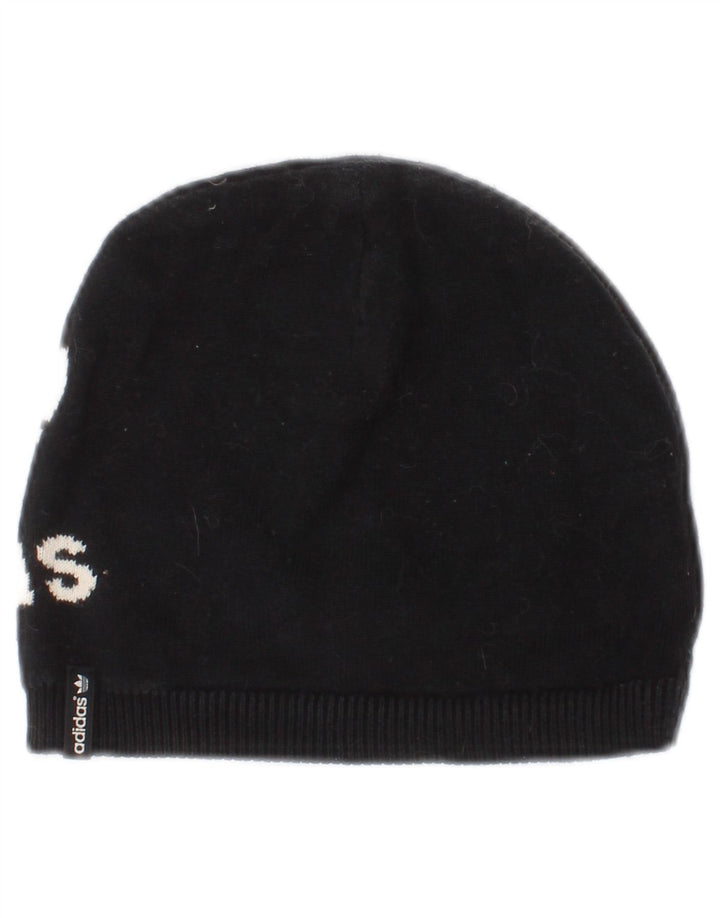 Adidas Damen Graphic Beanie Mütze, Einheitsgröße, schwarze Baumwolle