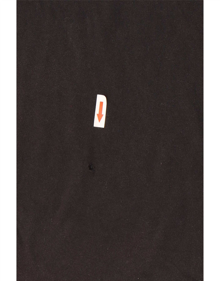 Nike Herren T-Shirt Top Small Schwarz Baumwolle