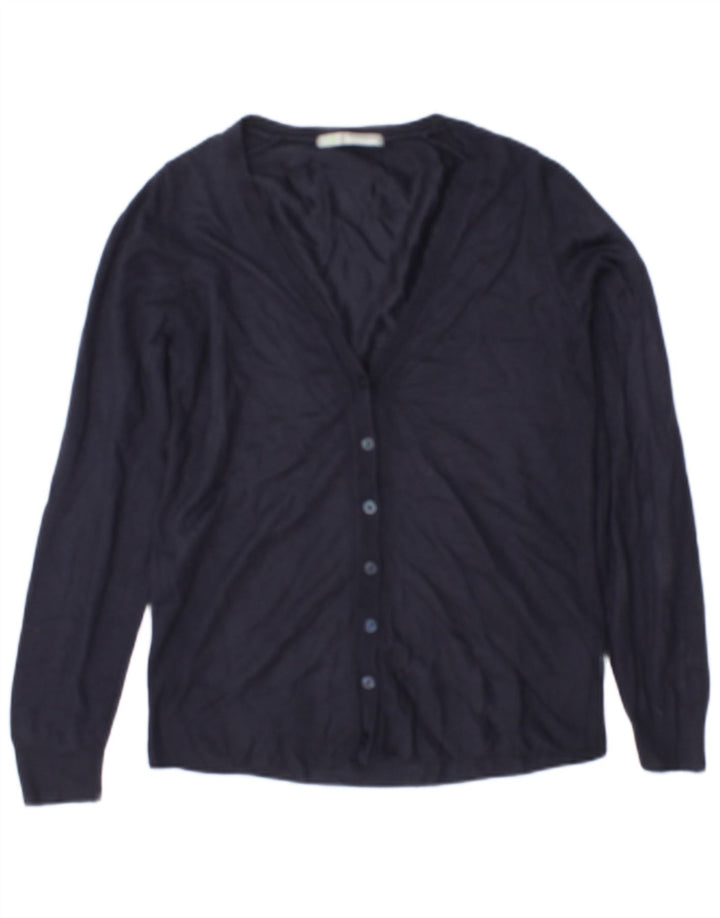 Marks & Spencer Damen-Strickjacke, Größe S, Marineblau, Acryl