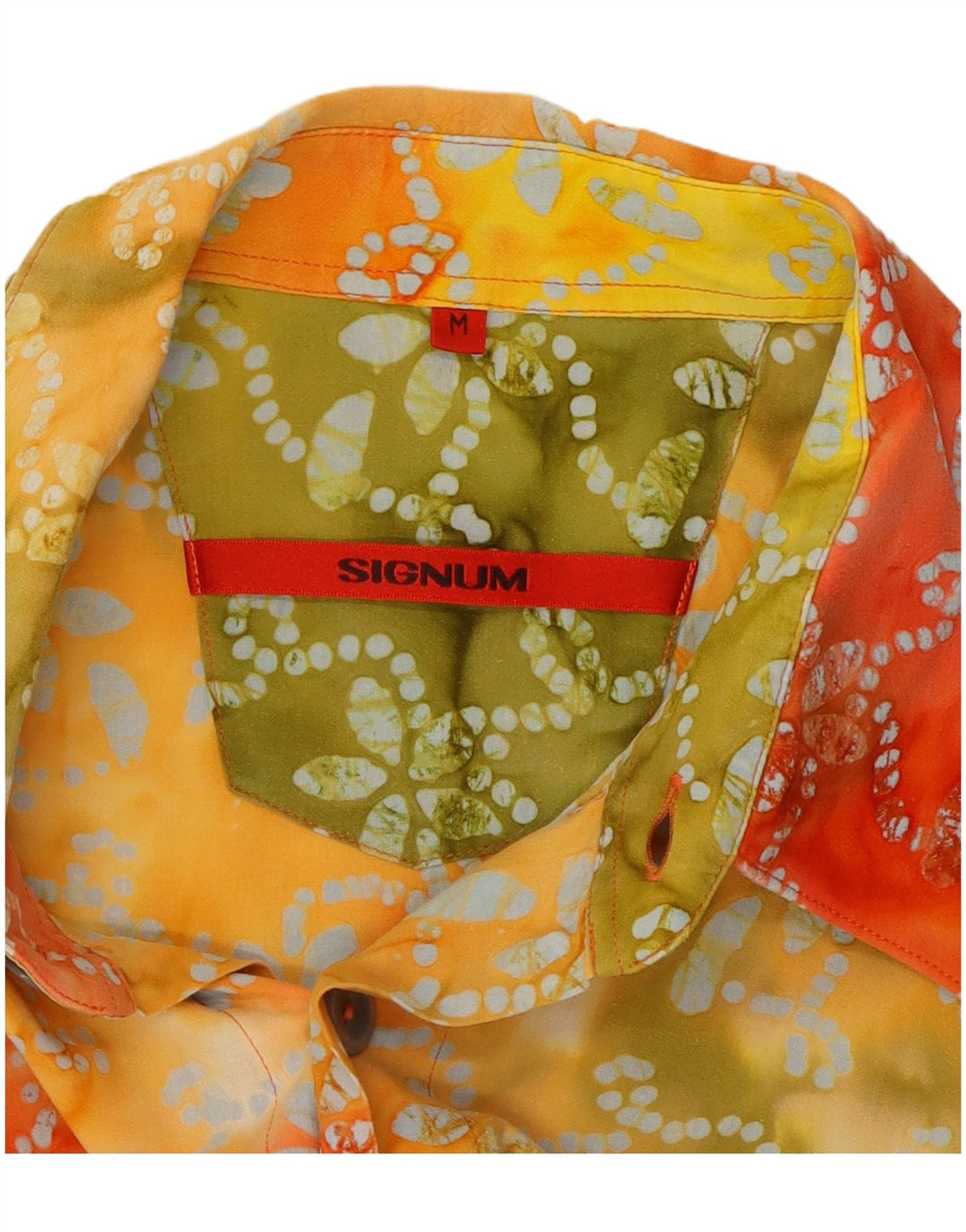 SIGNUM Herren-Kurzarmhemd, mittelgroß, mehrfarbig, Blumenmuster