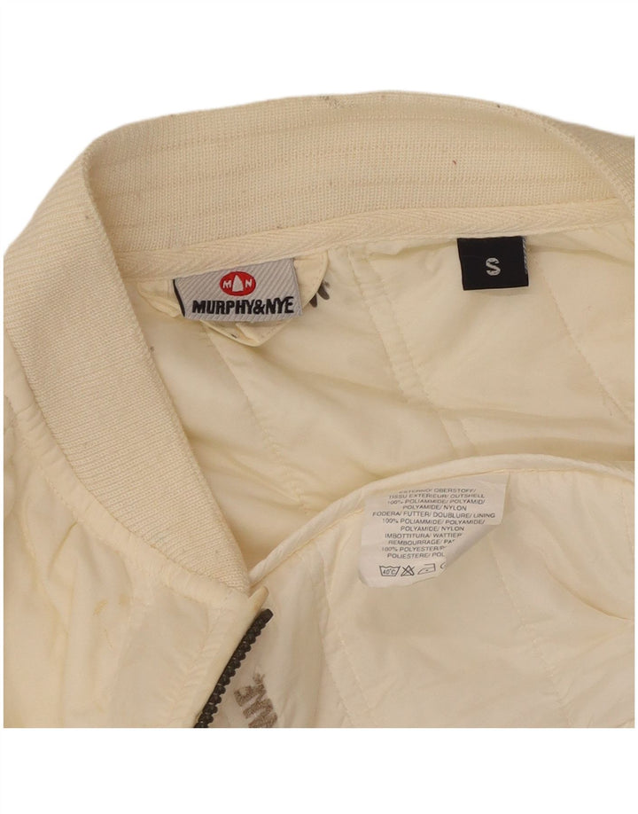 Murphy & Nye Damen Wattierte Weste UK 10 Small Off White Polyamid