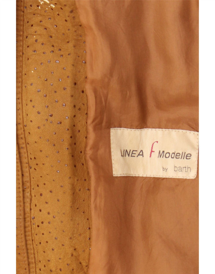 Barth Damen Wildledermantel UK 16 Großes braunes Leder