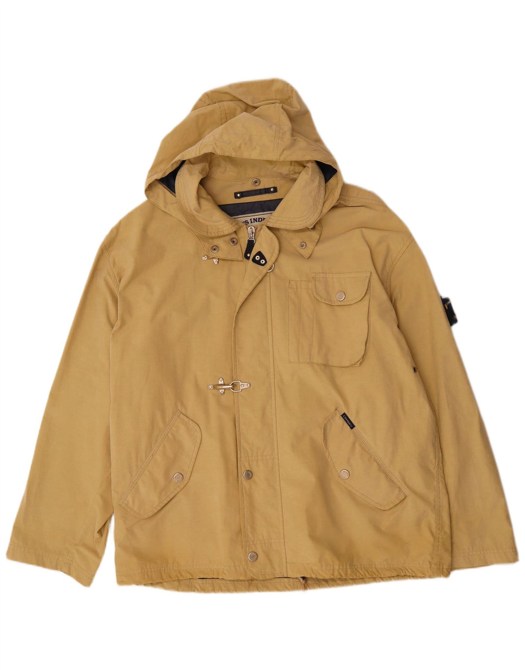 COTTON'S INDUSTRIES Herren-Utility-Jacke mit Kapuze, UK 42, XL, Beige