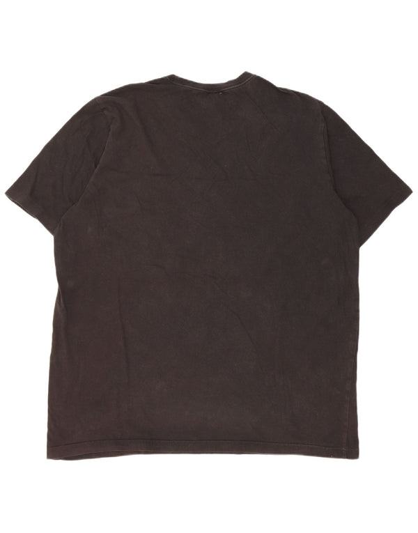 Adidas Herren Grafik T-Shirt Top XL Schwarz Baumwolle