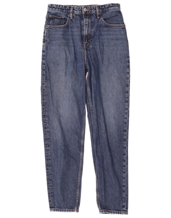 Tommy Hilfiger Damen Tapered Jeans W28 L30 Blaue Baumwolle
