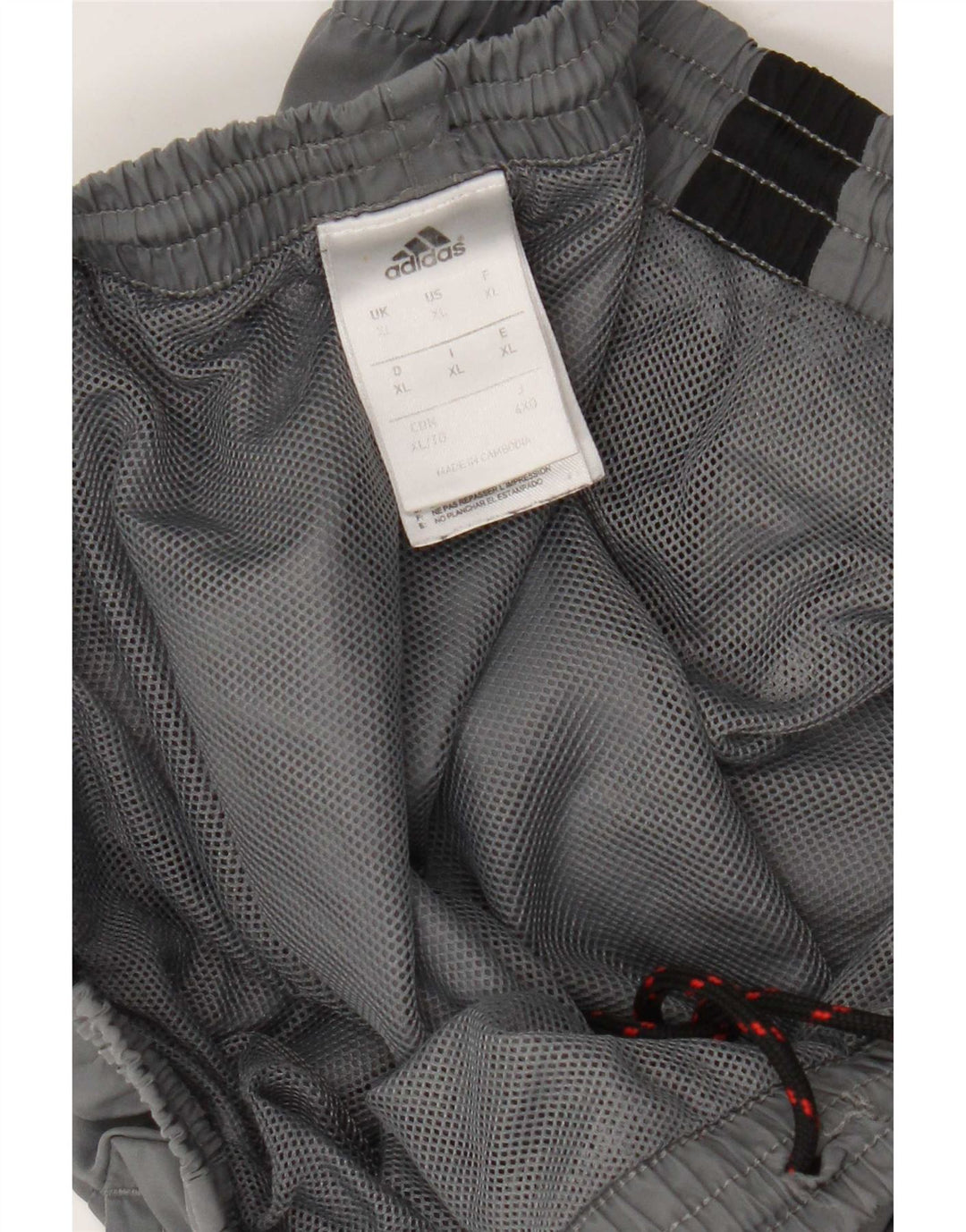 Adidas Herren Trainingshose Jogger XL Grau Colourblock Polyester