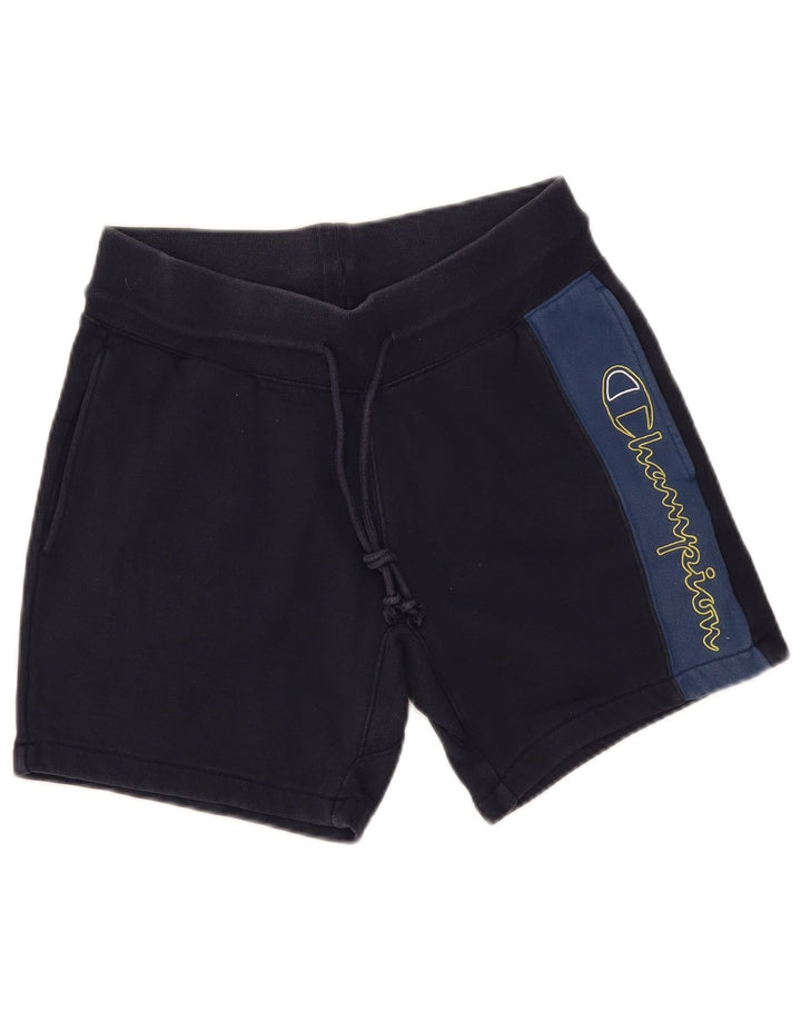 Champion Herren-Sportshorts mit Grafik, mittelgroß, Marineblau, Farbblock