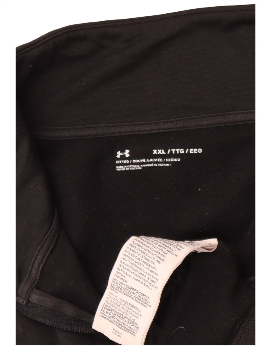 Under Armour Damen-Trainingsanzug-Top-Jacke, UK 20 2XL, Schwarz, Farbblock