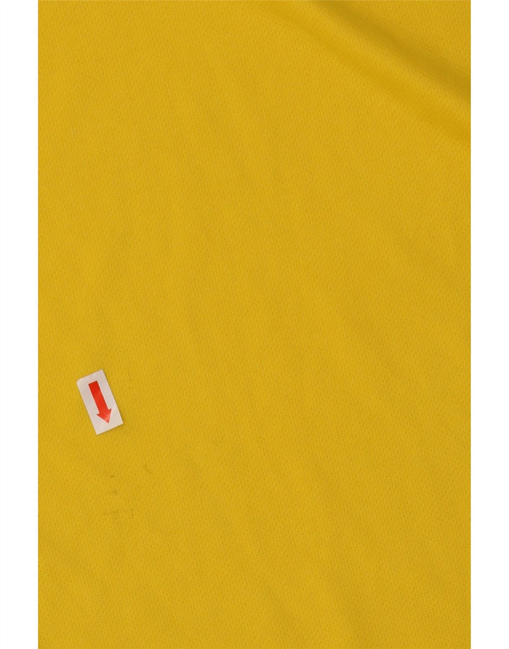 Adidas Herren Climalite T-Shirt Top Mittelgelbes Polyester