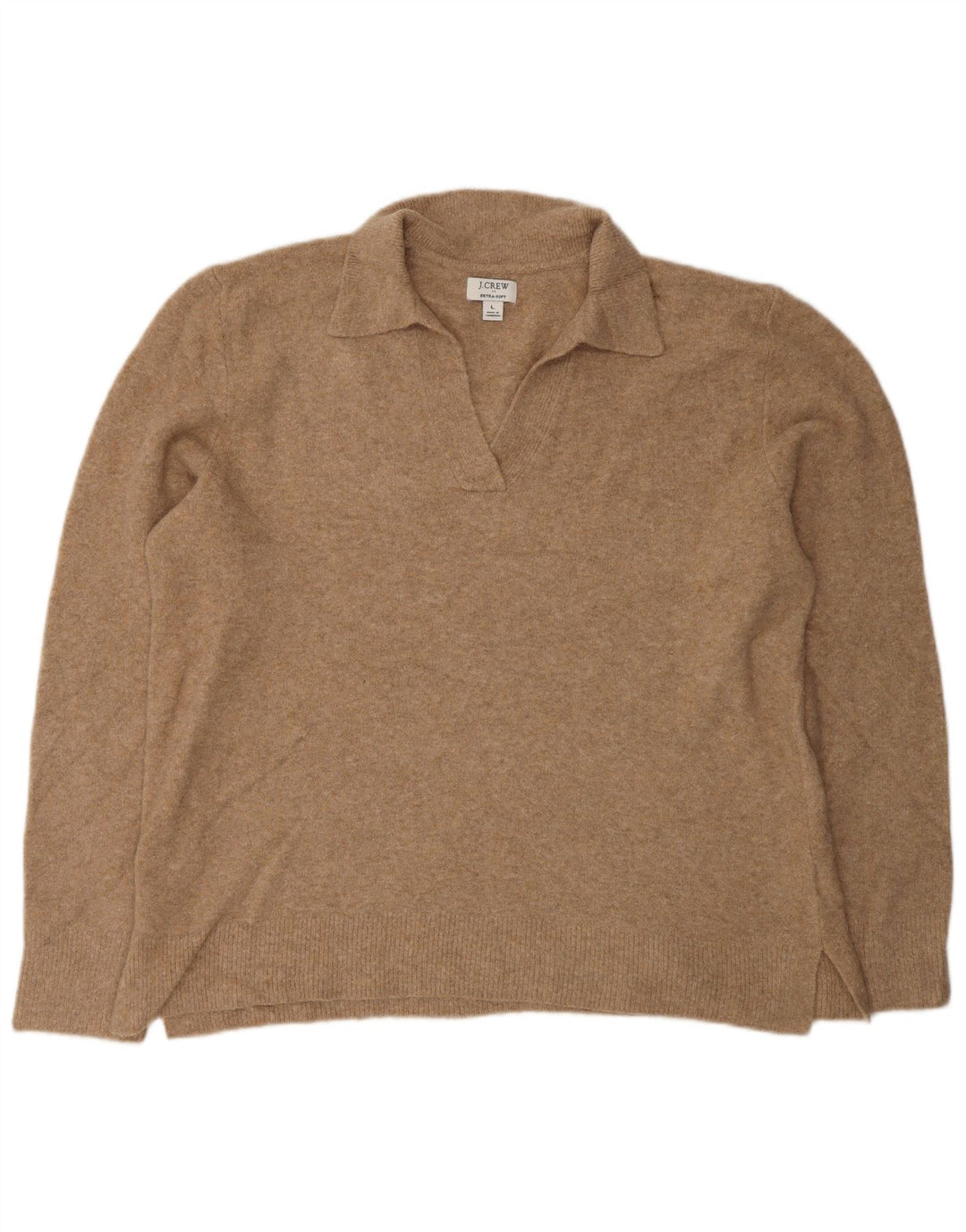 J. CREW Damen-Pullover, übergroß, Rollkragenpullover, Gr. 16, Braun