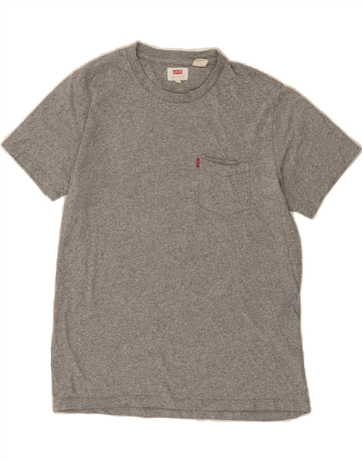 LEVI'S Mens T-Shirt Small Grey Cotton Vintage Levi's and Second-Hand Levi's from Messina Hembry 